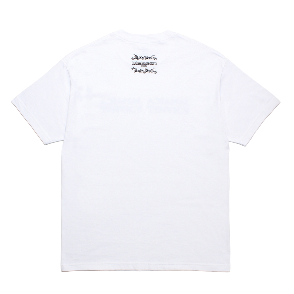 WACKO MARIA/MIGHTY CROWN / T-SHIRT（WHITE/GREEN）［プリント+