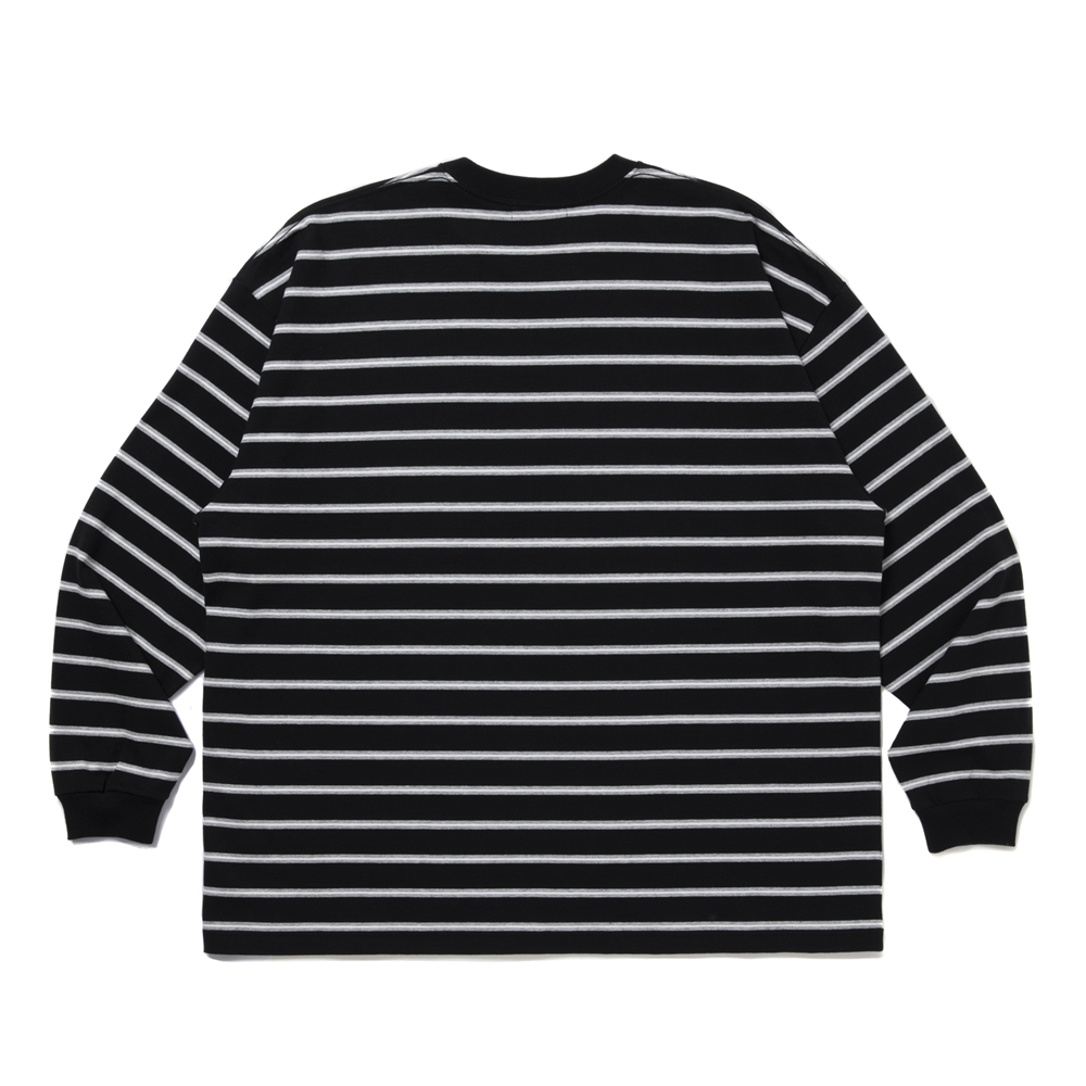 24aw COTTIE PRODUCTIONS 長袖カットソー ボーダー 黒×白 24aw COTTIE PRODUCTIONS 長袖カットソー ボーダー 黒×白 COOTIE