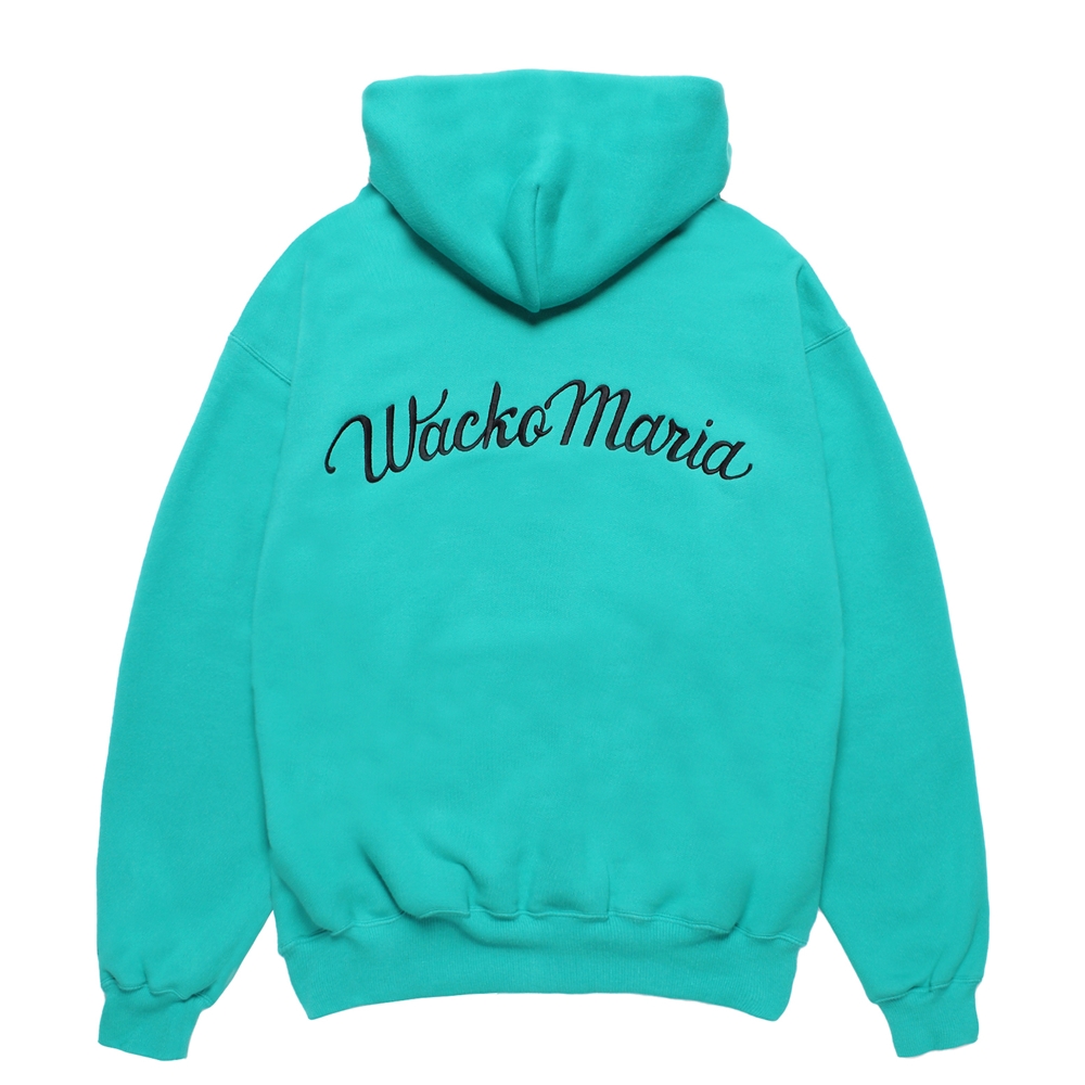 WACKO MARIA/MIDDLE WEIGHT HOODED SWEAT SHIRT（MINT）［プル